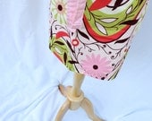 Modern Pink Floral Apron