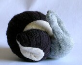 Purple Cableknit Escargot
