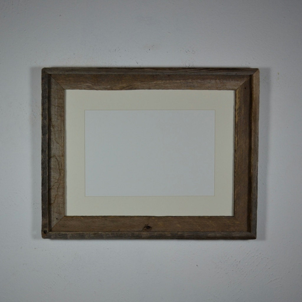 12x16 picture frame with off white 8x12 mat