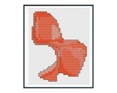 Panton Chair Cross Stitch Pattern Instant Download