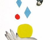Blackbird Fly. An Original Collage