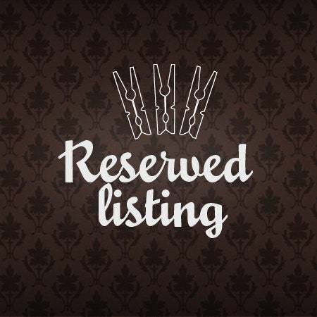 reserved for linda
