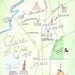 Custom Wedding Map -- Pen and Ink with Watercolor -- Digital File
