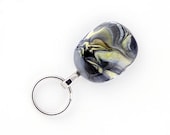 Magnetic Badge Holder, Magnetic Eyeglass Holder, Lanyard Replacement,Grey and Yellowish Cream