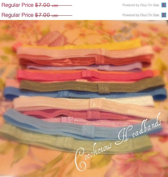40% OFF SUPER SALE 20 Interchangeable Elastic Stretch Light Weight Headbands