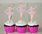 The Ballerina Collection - Custom Cupcake Toppers and Their Wraps from Mary Had a Little Party