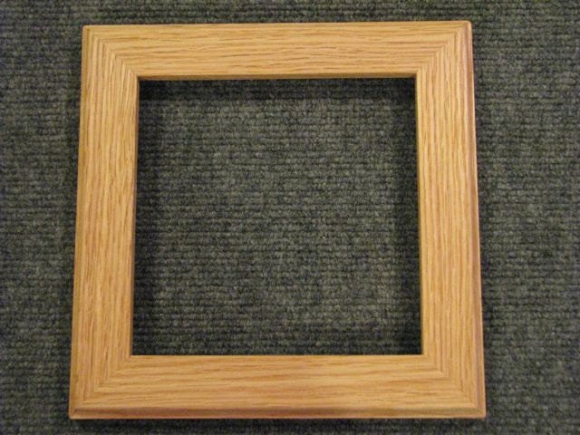 6x6 Red Oak Picture Frame