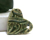 porcelain pendant - valentine green nouveau