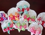 Newborn beanie hat with bow- make it match