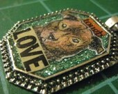 Tough Love, Pit Bull Pendant, American Staffordshire Terrier, British Staffordshire Terrier