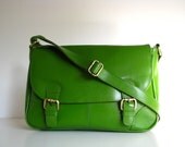 Vntage Style Leather Messenger Bag Satchel Handbag