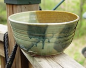 Deep Medium Serving Bowl Mossy Lemongrass