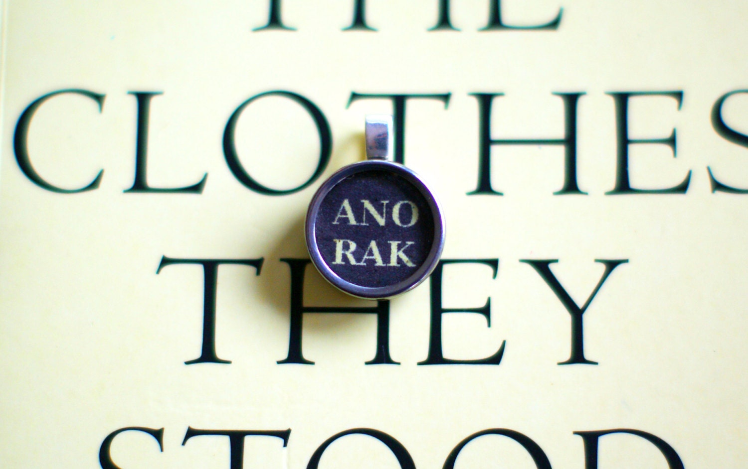 Vintage Typewriter Key Pendant - Anorak