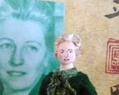 Pearl S. Buck Doll Miniature Author and Writer Art Collectible