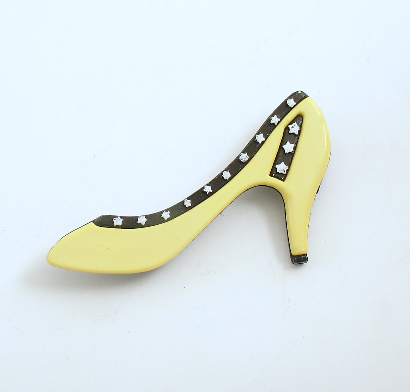 Vintage Brooch High Heel Shoe