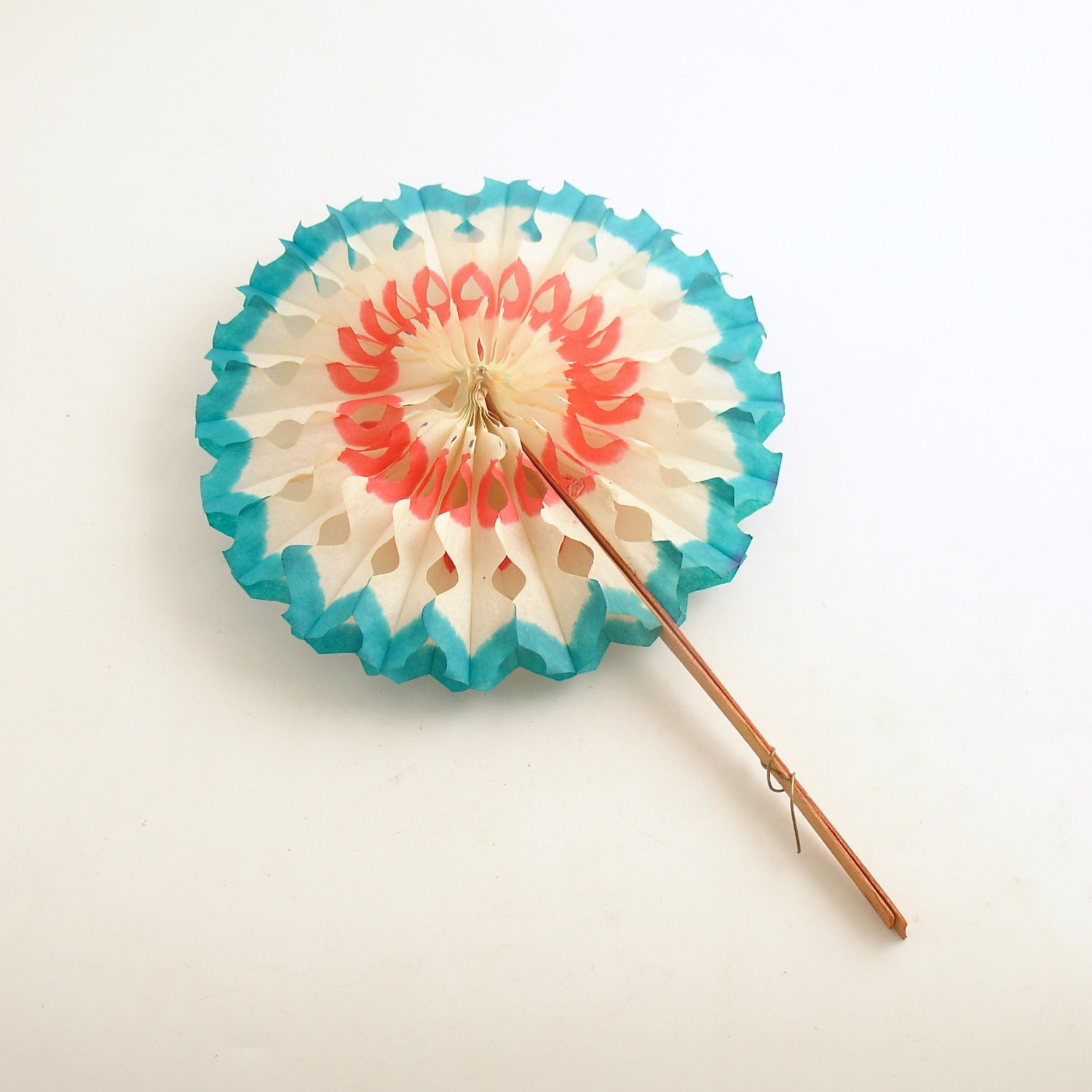 Vintage 4th of July Decoration Honeycomb Occupied Japan