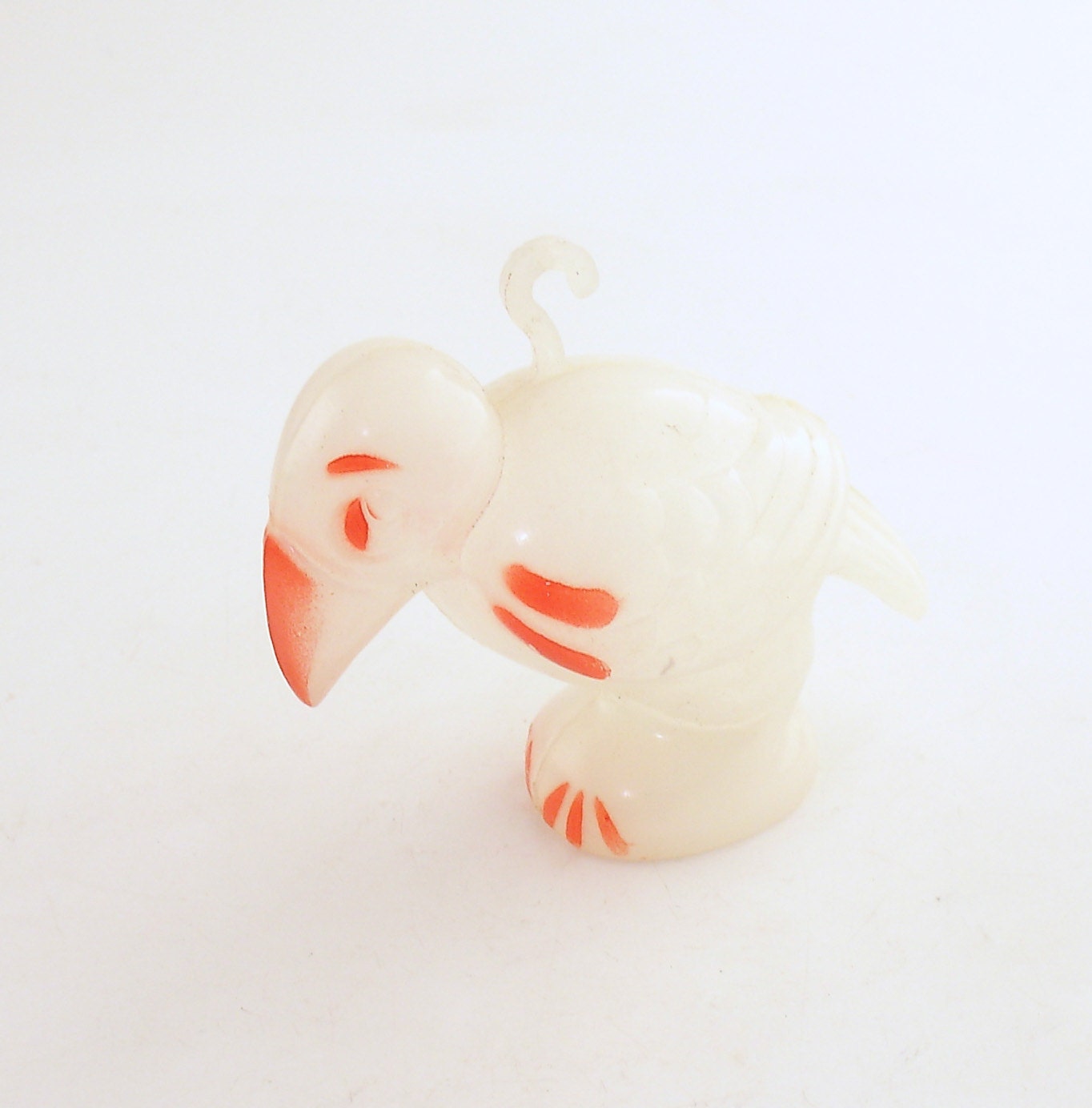 Vintage Christmas Ornament Bird Glow in the Dark