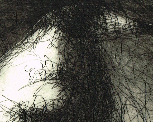 SALE Australian Magpie Hand Pulled Etching, Printmaking,