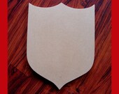 Unfinished Mdf Wood Shield/Blank Family Crest/Mosaic Base/Craft Base