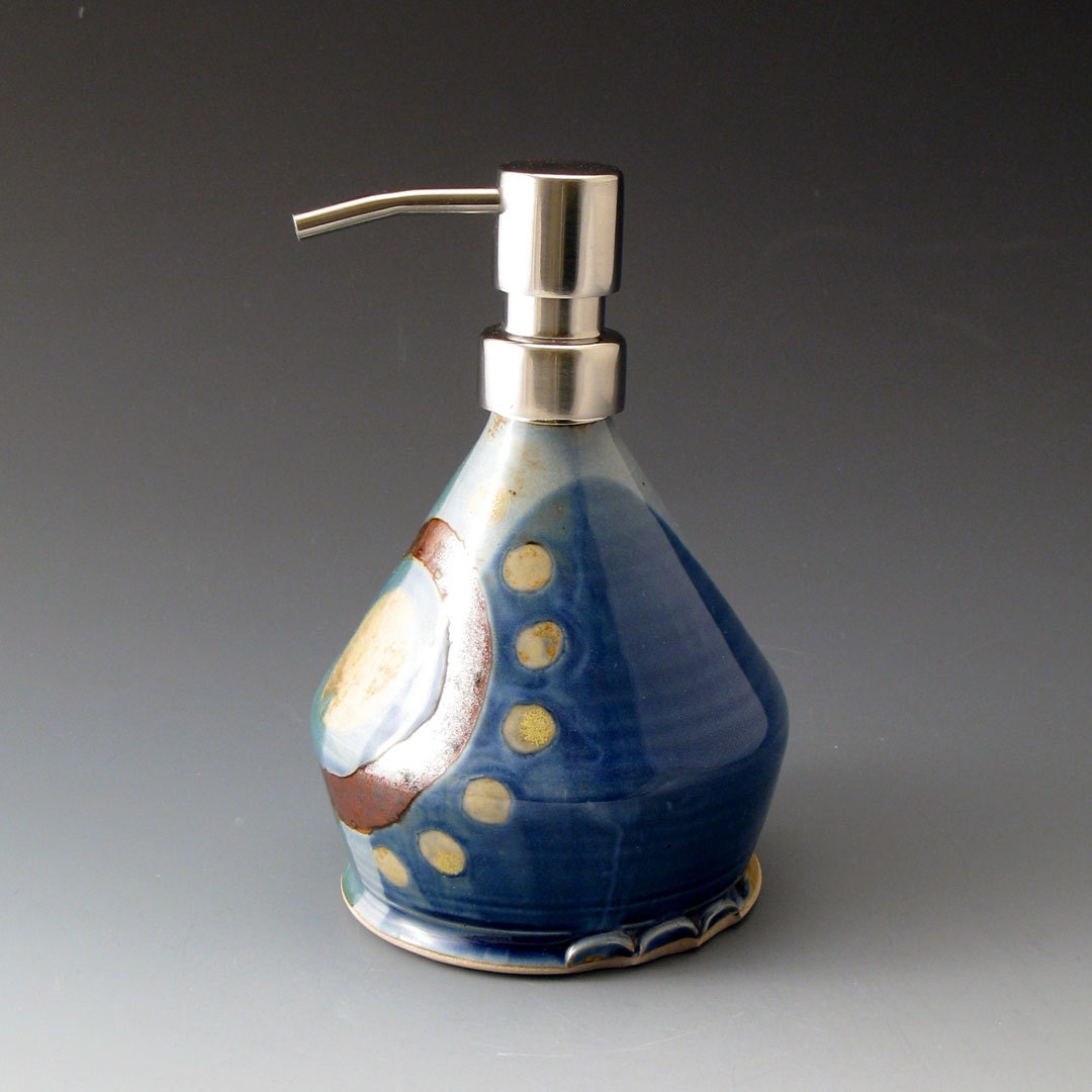 Soap and Lotion Dispenser - Blue and Green