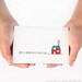 Anniversary Card. Home Is Wherever Im With You. Red, Turquoise, Aqua, White. Blank Greeting Card.