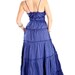 Long Dress, Heavenly Beautiful and so Comfortable in Deep Blue