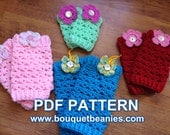 PDF Crochet Pattern - DROPLET LEGWARMERS Crochet Pattern- 6 Sizes