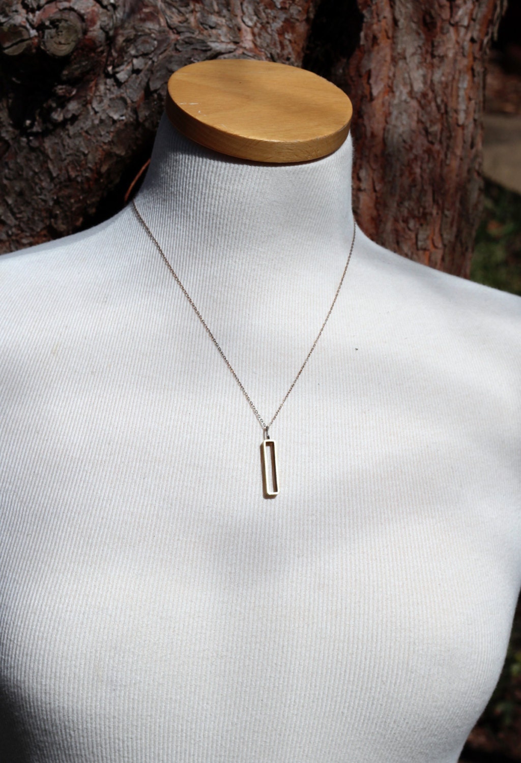 Geometric Pendant in Rectangle