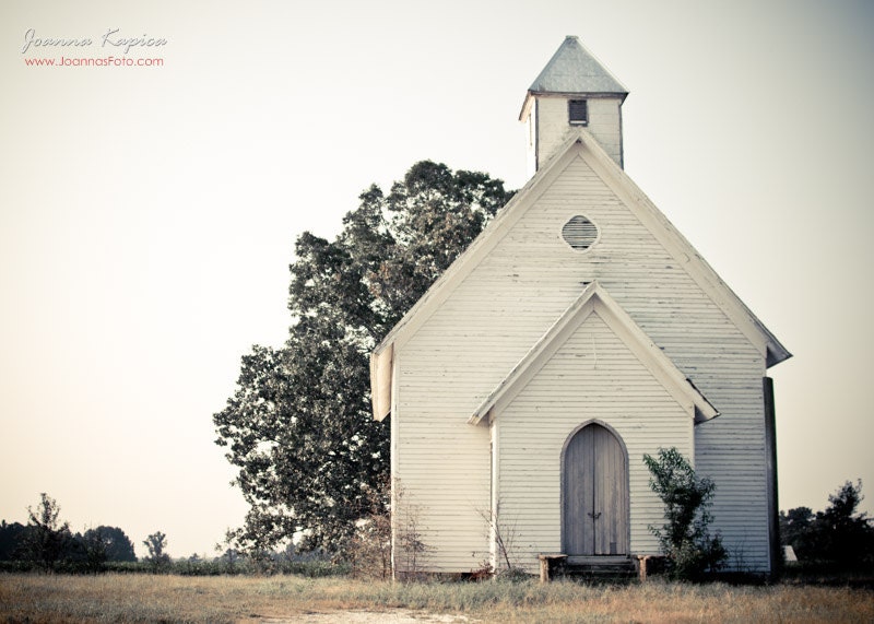 Chapel - 5x7 fine art print of old abandoned church, romantic place, wedding theme