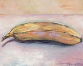 Ripe Banana Original Painting KItchen Wall Art Home Decor