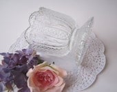 Lovely Vintage Avon Glass Bowl - Cottage Chic