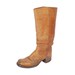 Vintage 60s 70s FRYE Caramel Brown Leather Campus Boots Black Label 8