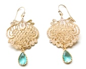 TenThings. ALANA. sea. gold. boho. earrings.