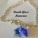 Friendship Seahorse Bracelet  Sea Glass Chain Bracelet Beach Glass Starfish Bracelet Seaglass Jewelry