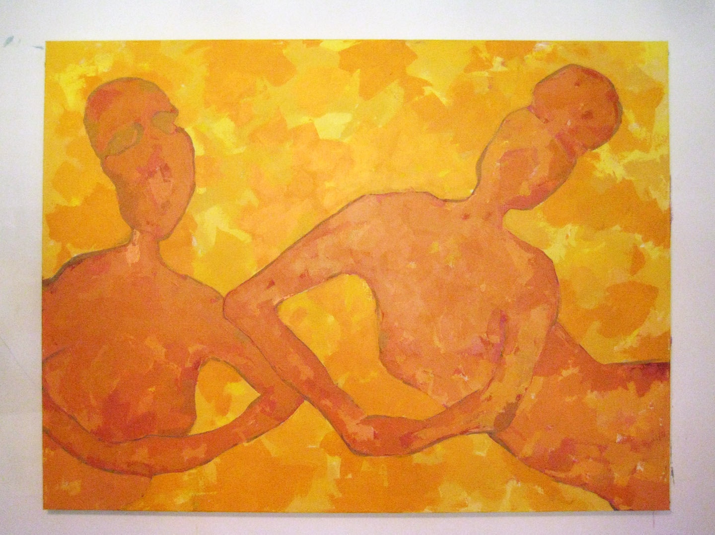 Hallelujah  36" x 48" acrylic modern painting on canvas