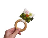 Owl baby- rattle/teething ring