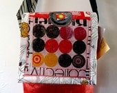 70s Deco Fused Plastic Mini Messenger Bag