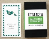 Funny, Kid's Mini Lunch Box Notes, "Smart Little Offspring Notes" (LLN-C001)