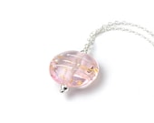 Simplicity Lampwork Glass and Sterling Silver Necklace - UK SRA