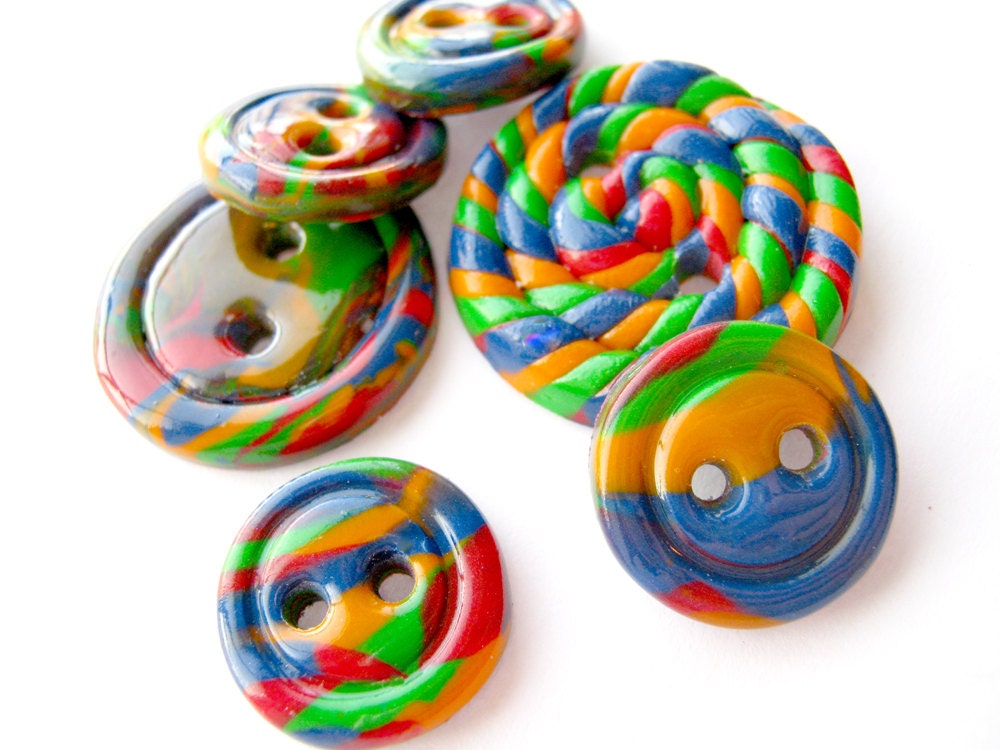 Rainbow Mix - Ready to Ship  (set of 6)