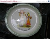 Spring Cleaning Sale Large Vintage Holly Hobbie Plate 1979