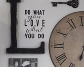 Do what You love what You do quote wall decal vinyl graphic sticker Inspirational saying, office decor