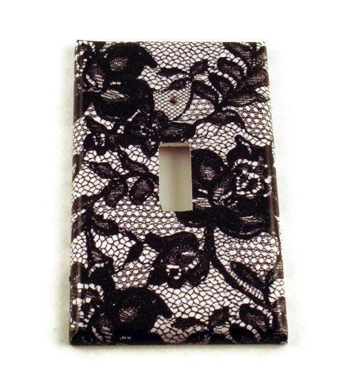 Light Switch Cover Wall Decor Switchplate Switch Plate in  Midnight Lace (197S)