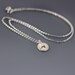 Tiny Silver Branch - Twig Necklace - Etched Sterling Silver Pendant