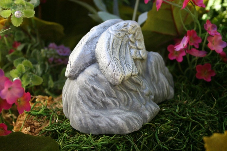 Dog Angel Statues - Dog Memorials - Shih Tsu, Lhasa Apso, Maltese, Terrier