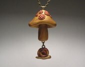 Mushroom for Snail Necklace