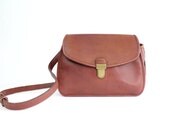 Vintage Coach Cordovan Cowhide Crossbody Bag