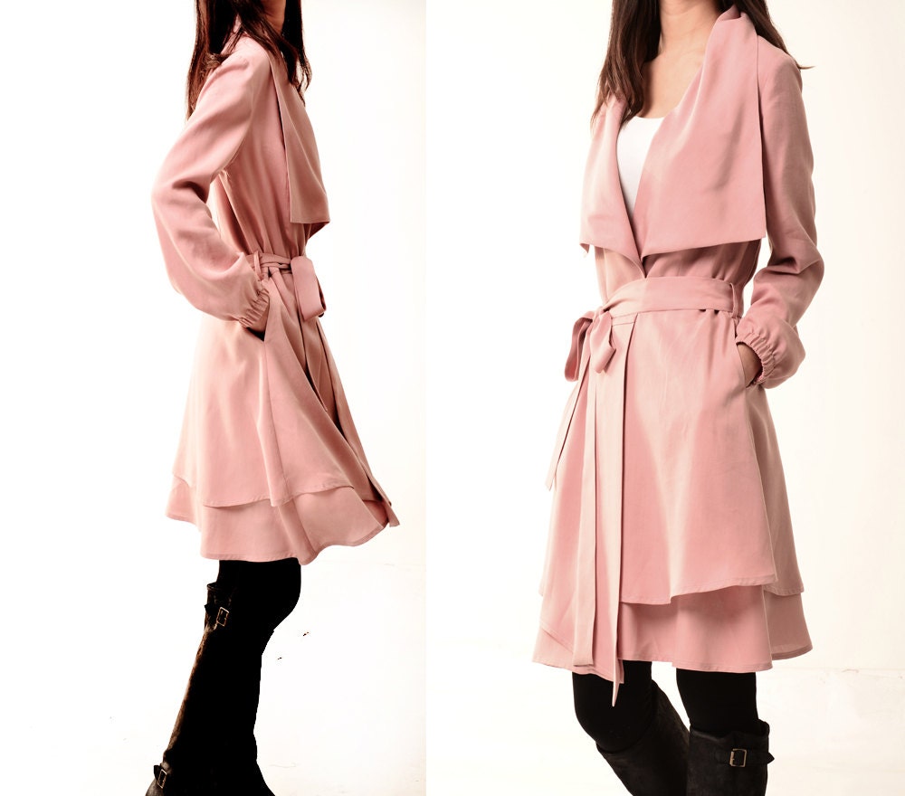 Breakfast at Tiffany's - Tencel layered trench coat (Y3103)
