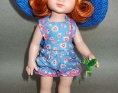 Pattern for 10" dolls   Set of Aprons or sunsuits