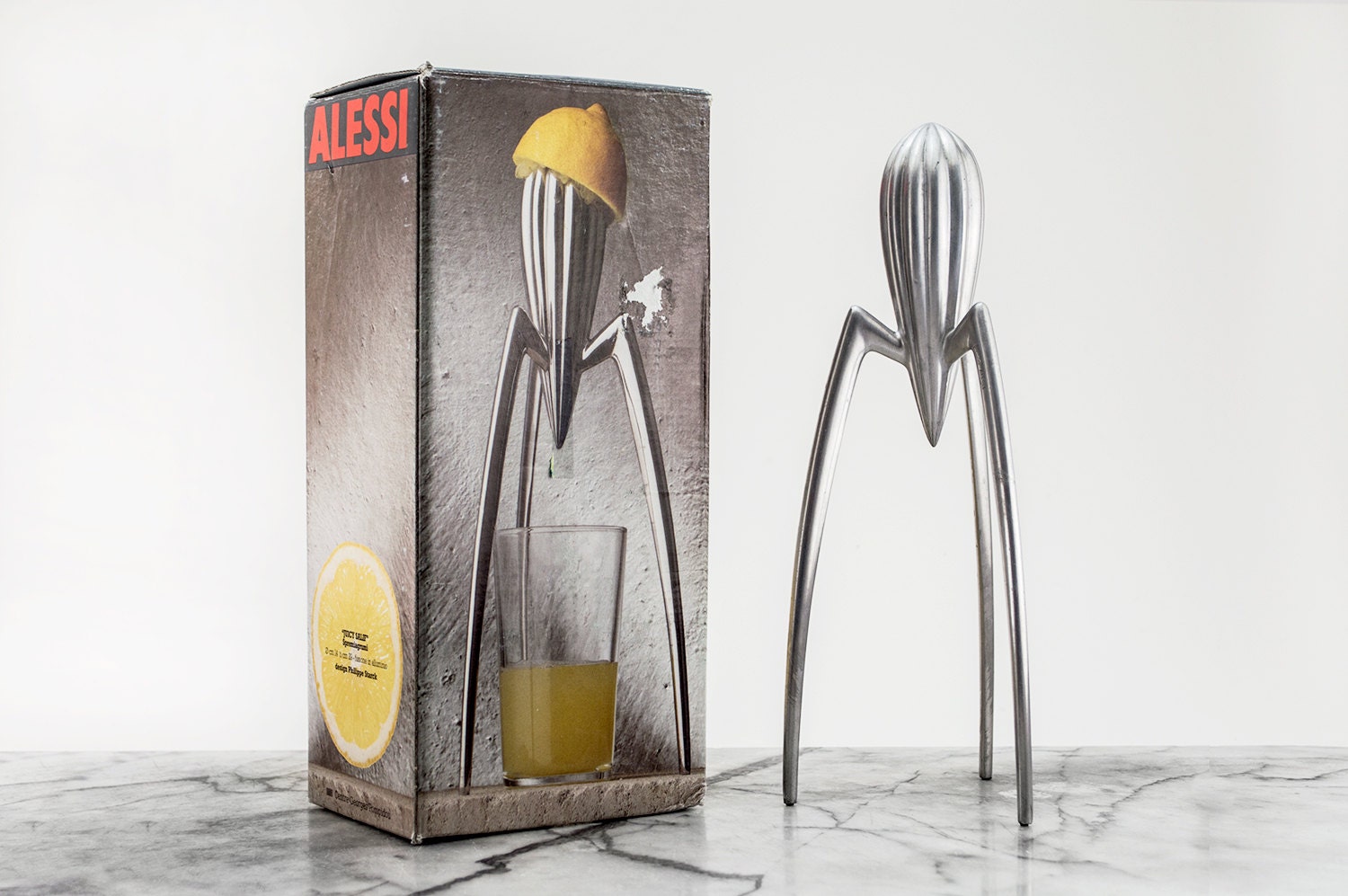 Alessi by Philippe Starck Juicer/ Lemon Squeezer, Cast Aluminum